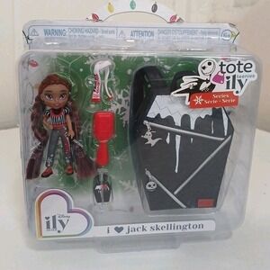 NEW Disney ILY tote teenies I Love Jack Skellington Mini Doll Backpack Christmas